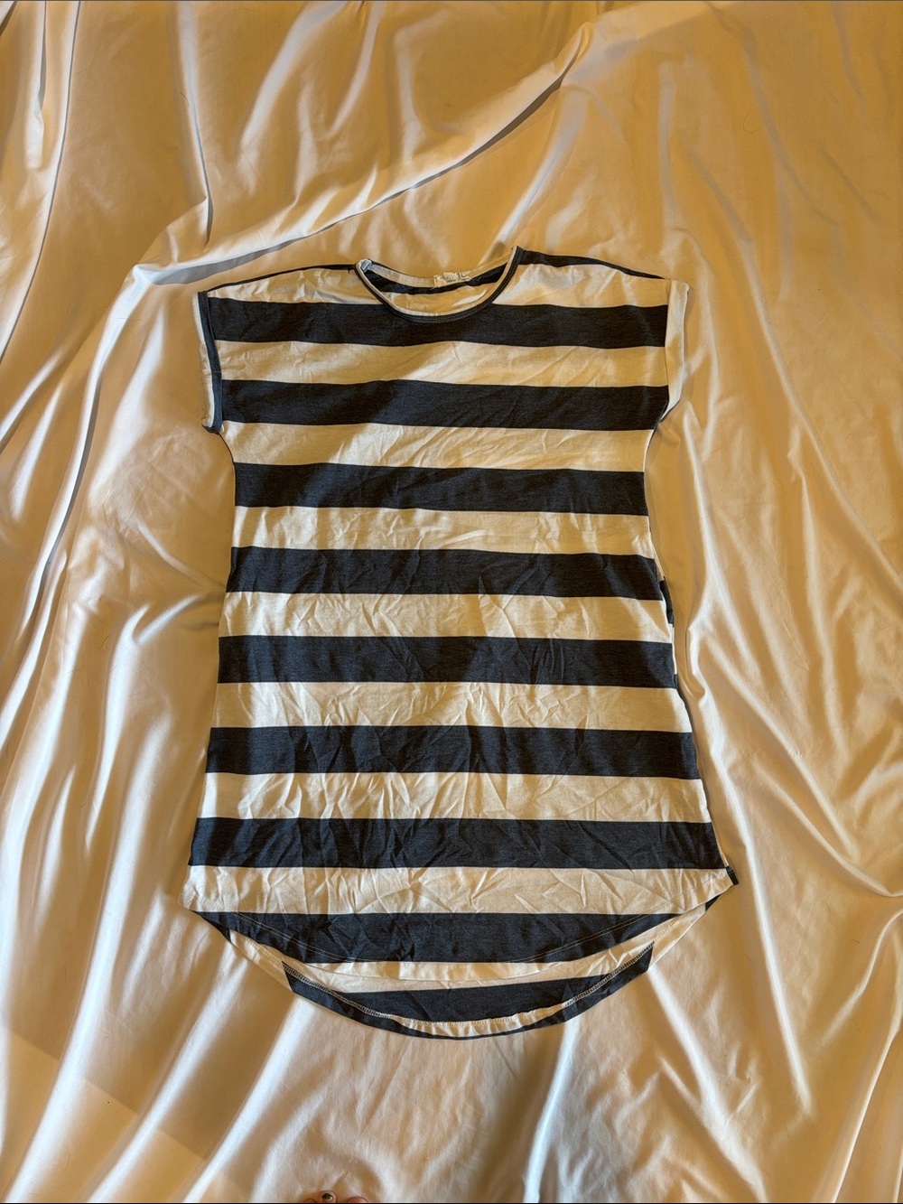 Striped T-shirt dress